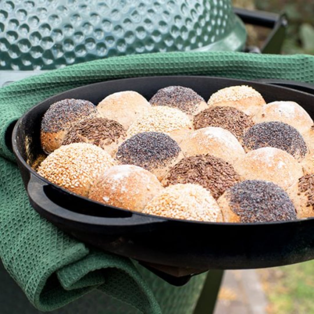 Velká Litinová pánev Ø  36 cm, Big Green Egg